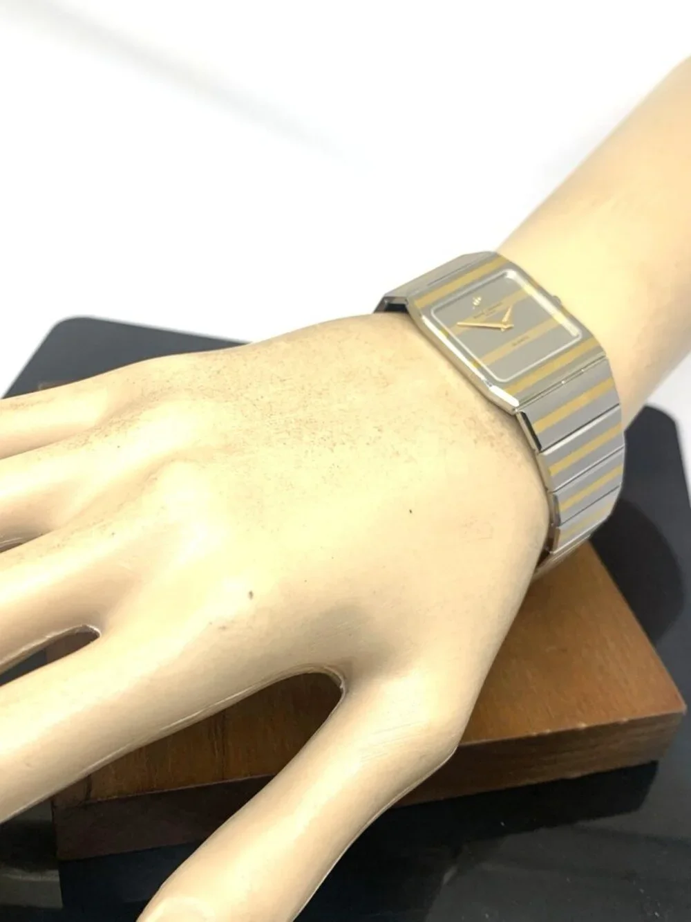 Baume & Mercier Vintage 1980's Unisex Watch 5739.038 Swiss Quartz Two Tone Zebra